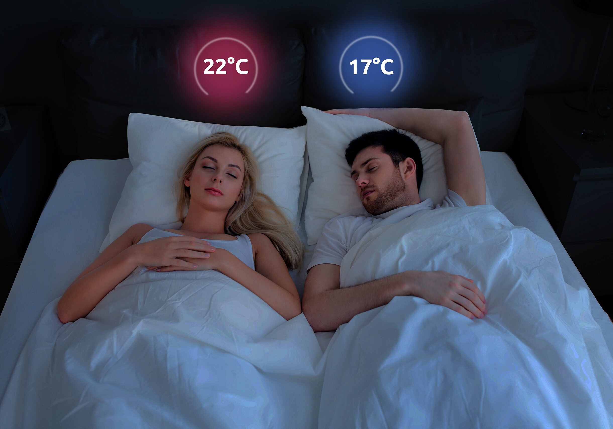 koel- en warmtematrastopper, Verstelbaar van 12 tot 46 graden Celsius_3